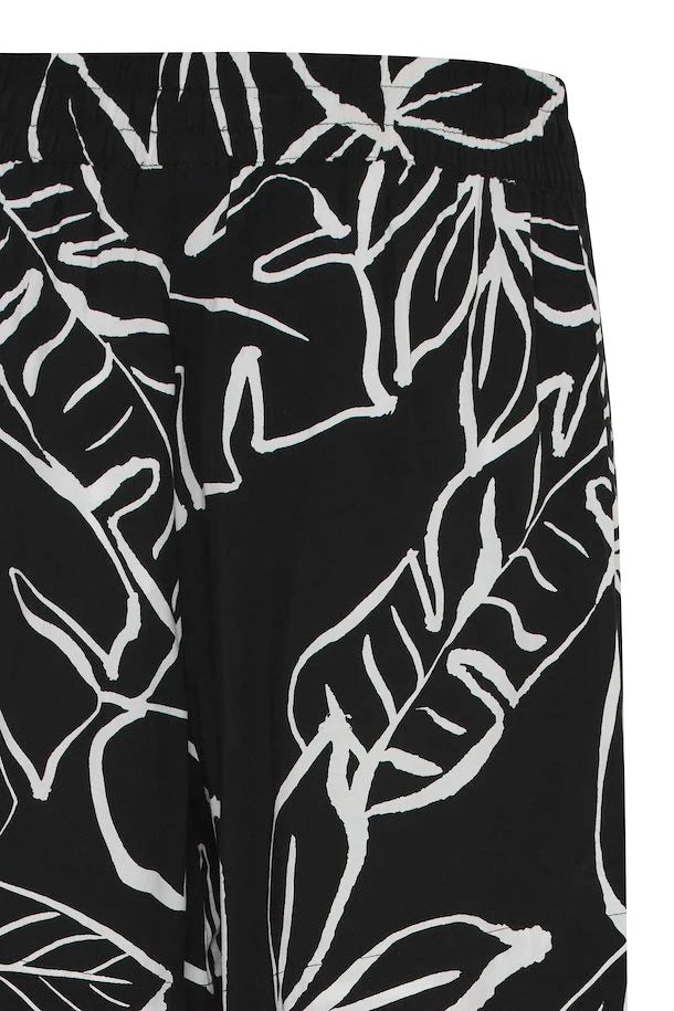 Fransa Frrelax Shorts black white