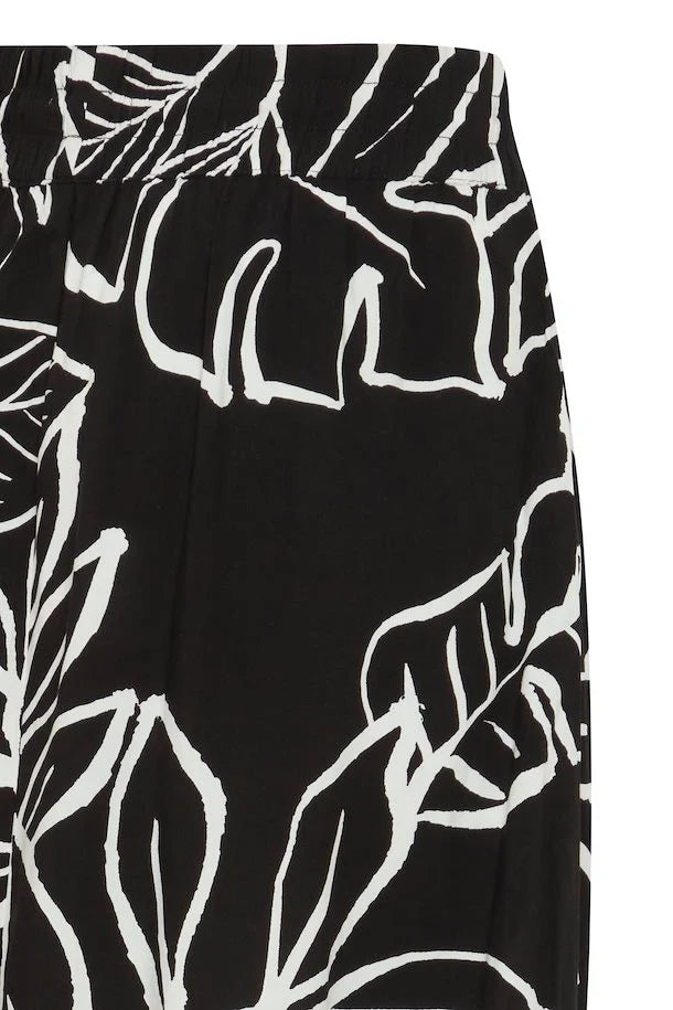 Fransa Frrelax Skirt black white, Rock