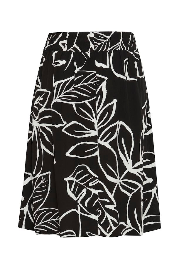 Fransa Frrelax Skirt black white, Rock