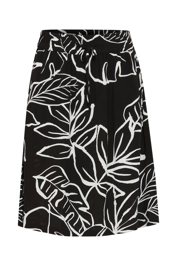 Fransa Frrelax Skirt black white, Rock