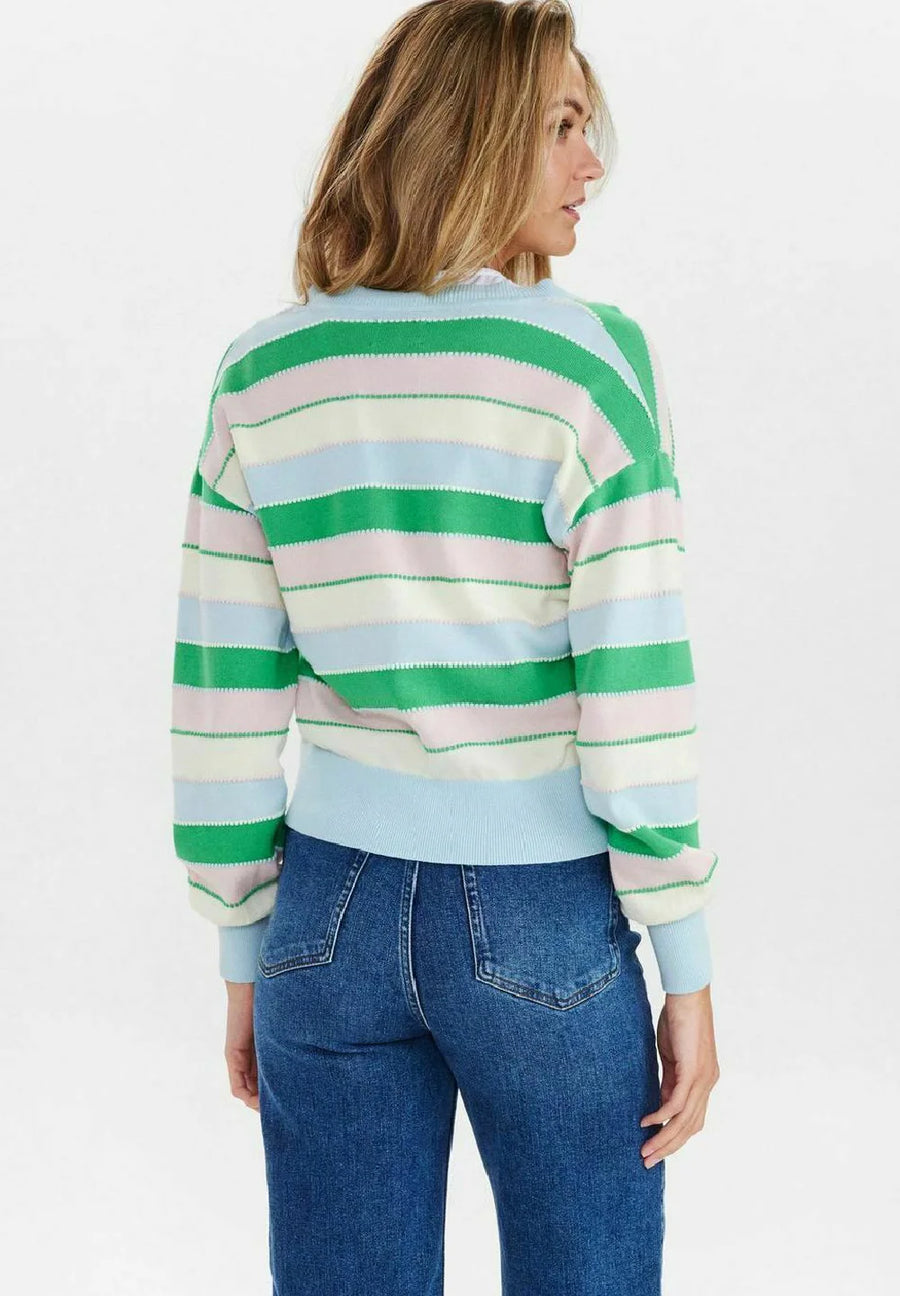 Nümph Nuberni Cardigan crystal blue