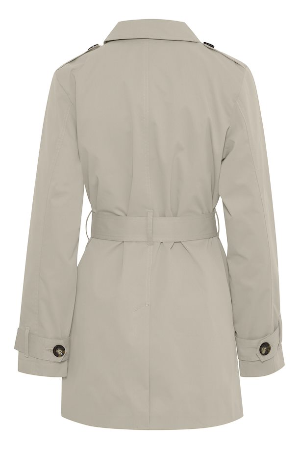 B.young Byamona Mac Coat Trenchcoat cement beige Jacke