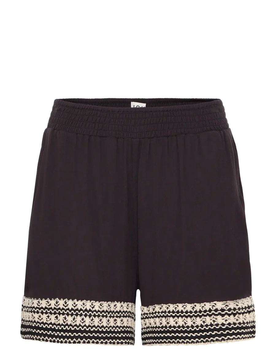 ICHI Ihragni Shorts black beige