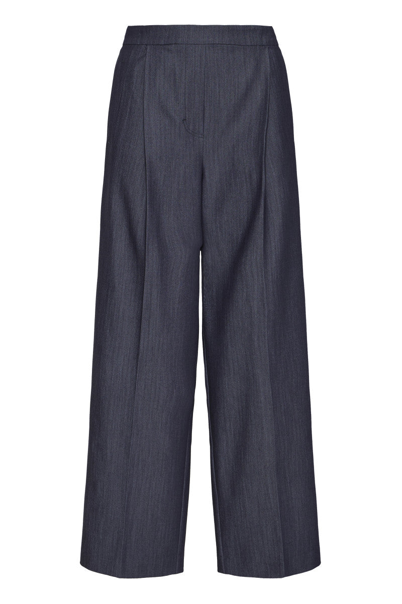 ICHI Ihjumi Stoffhose dark blue
