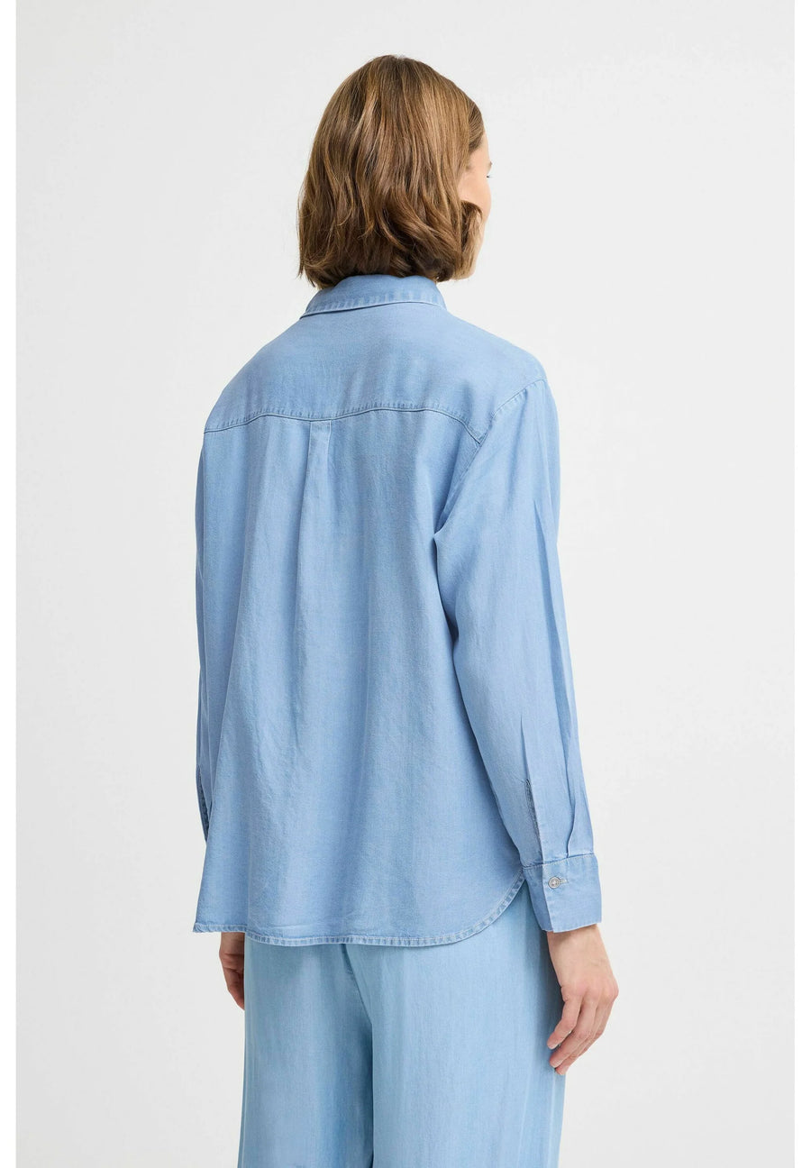B.young Bykosmo Hemd light blue denim