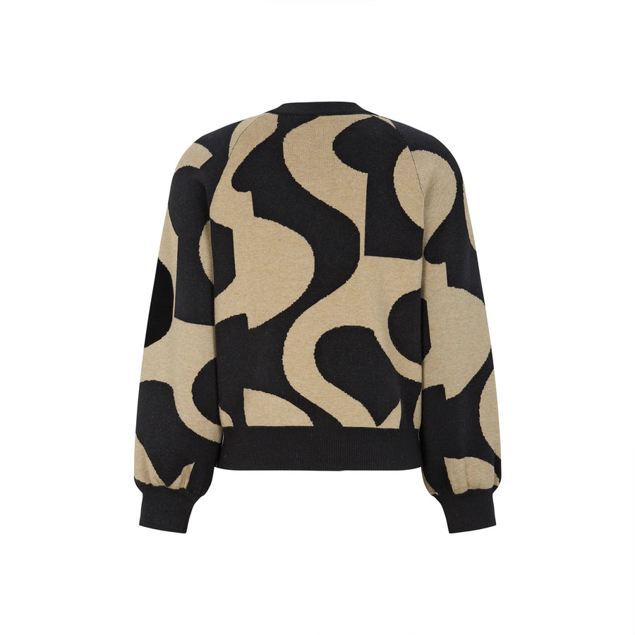 Soft Rebels SRSima Scape Knit, Strickpullover black