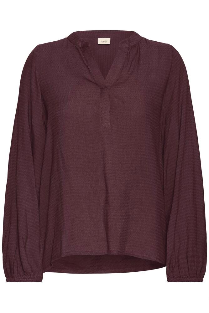 Fransa Frhida Bluse fudge, weinrot