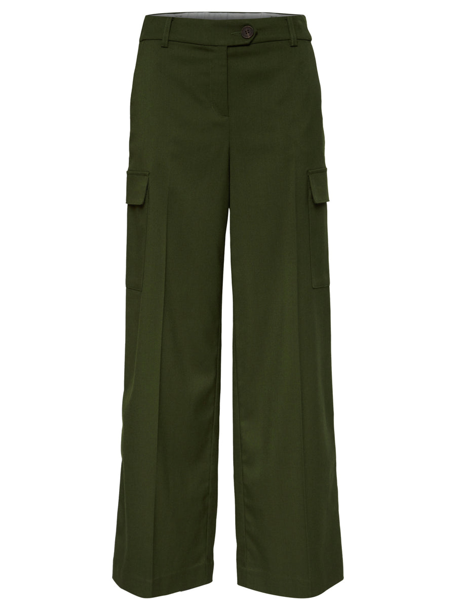 Fransa FRlea Cargohose Stoffhose grün