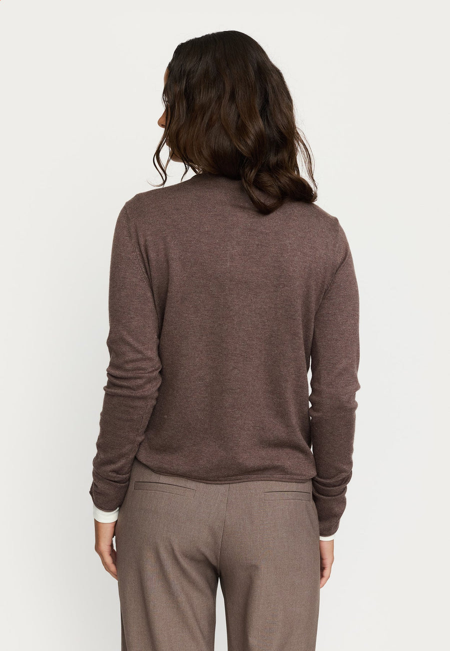 Soft Rebels SRNori Knit, Strickpullover coffee quartz braun