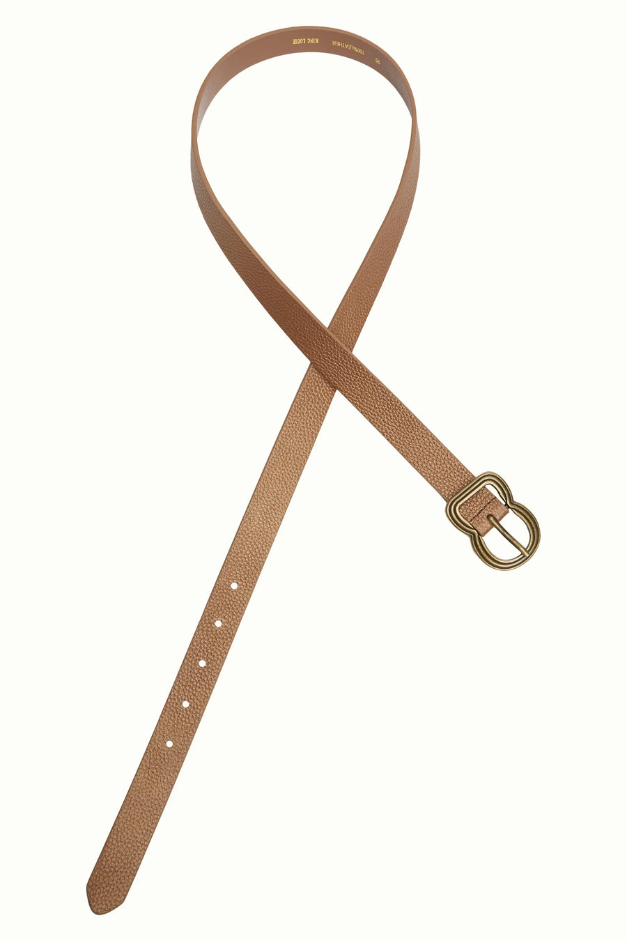 King Louie Ledergürtel, bronze brown
