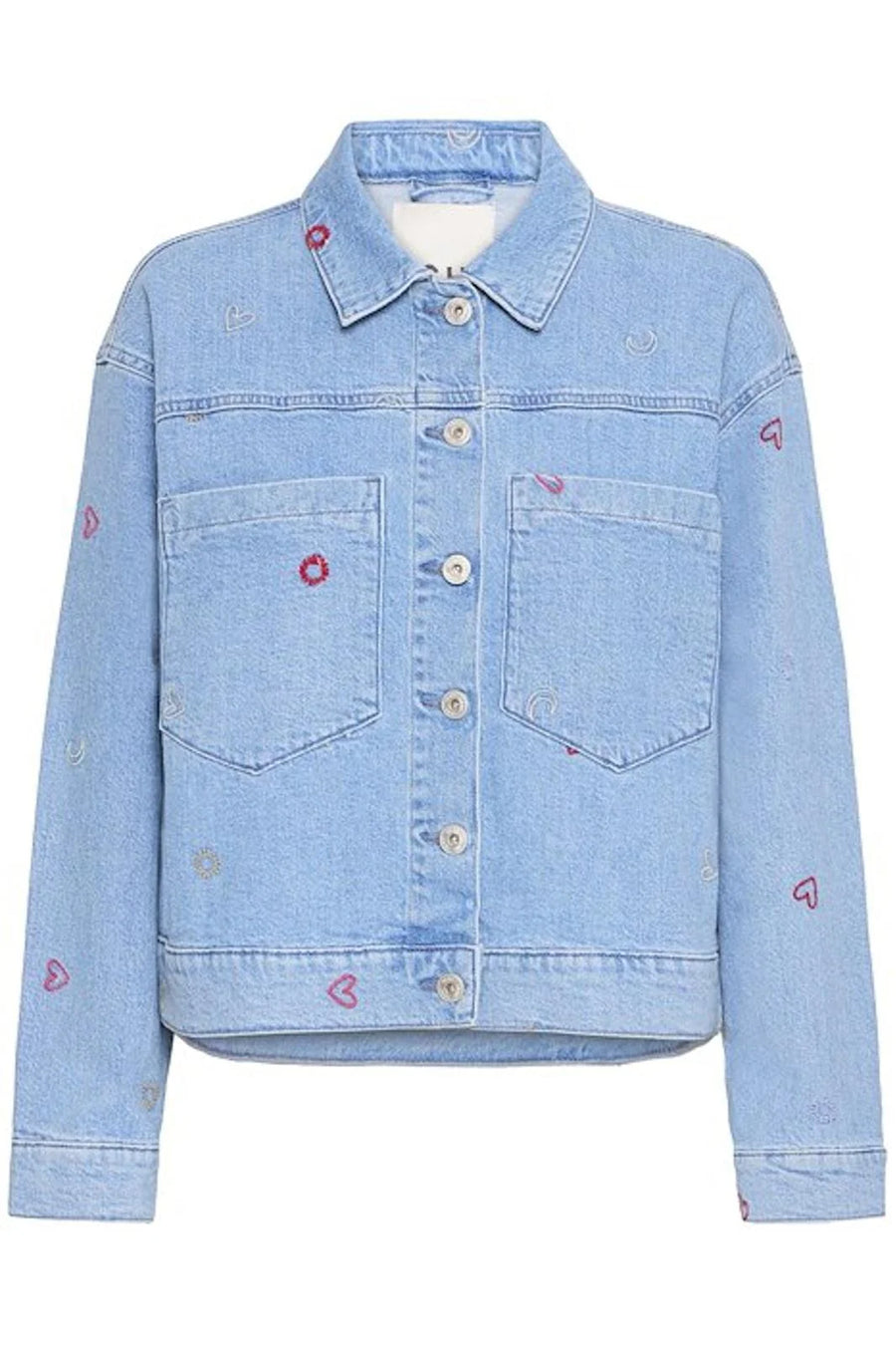 ICHI Ihjaella Jeansjacke light blue washed