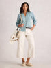 White Stuff Annie Mix Jersey Shirt, Bluse, dus green