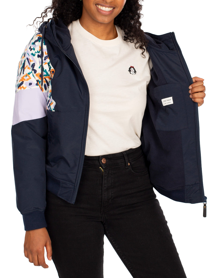 Iriedaily Blotchy Jacke navy purple
