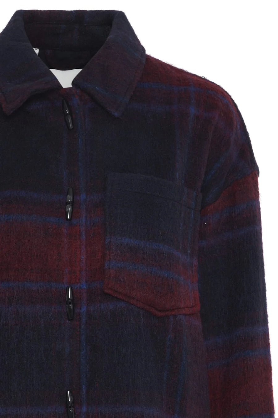 Ichi Ihfinara Jacke dark navy checked, kariert