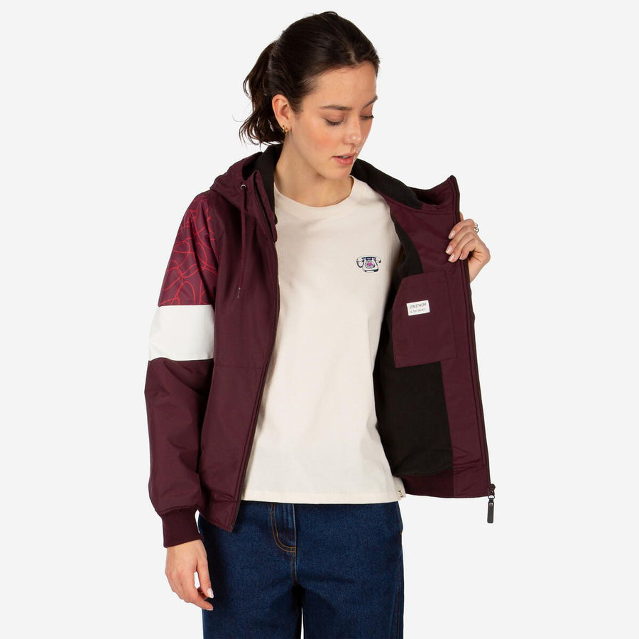 Iriedaily Blotchy Jacke wine
