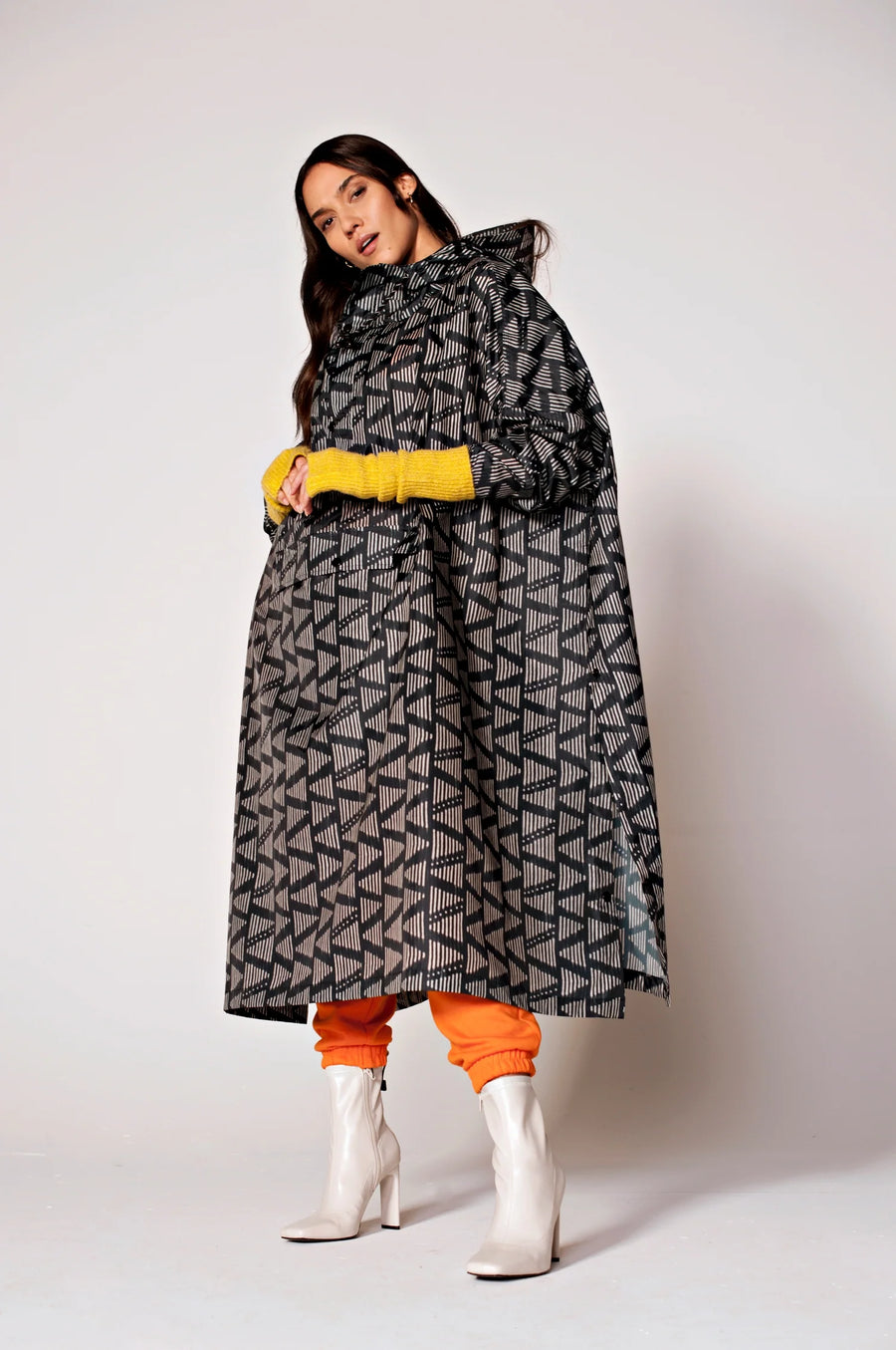 Rainkiss Regenponcho Moa black