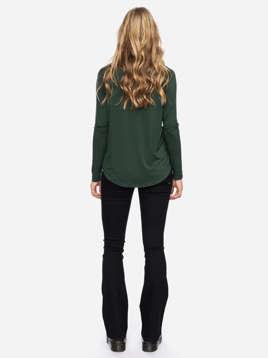 ATO Langarmshirt Mindy movi green