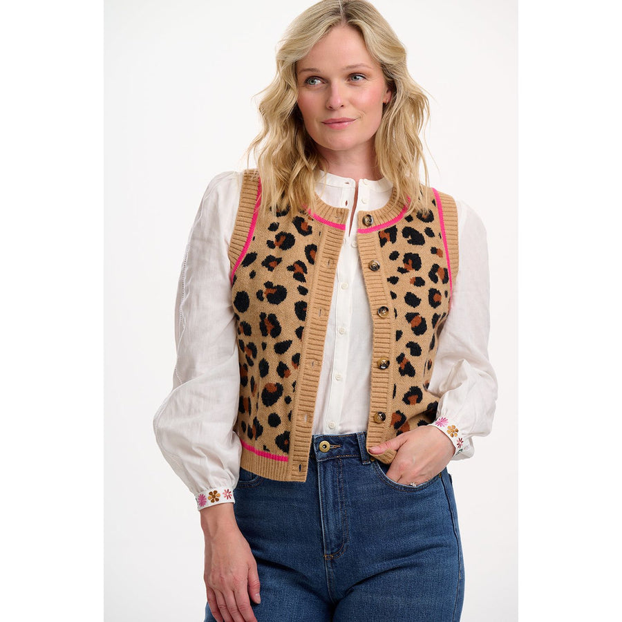Sugarhill Regina Bluse off white floral cuff