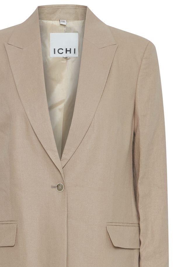 ICHI Ihlino Blazer natural mit Leinen