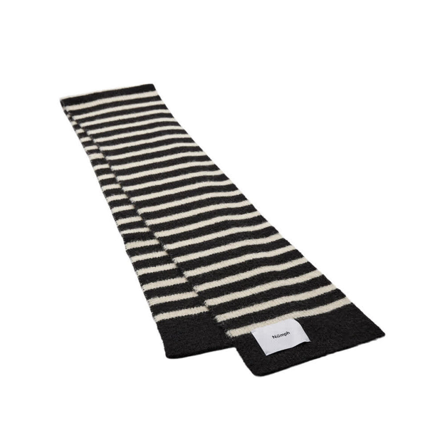 Nümph Nudaria Schal caviar black white