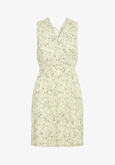 ICHI Ihmarrakech Kleid, AOP Dress SS Tea Dottet flower mint