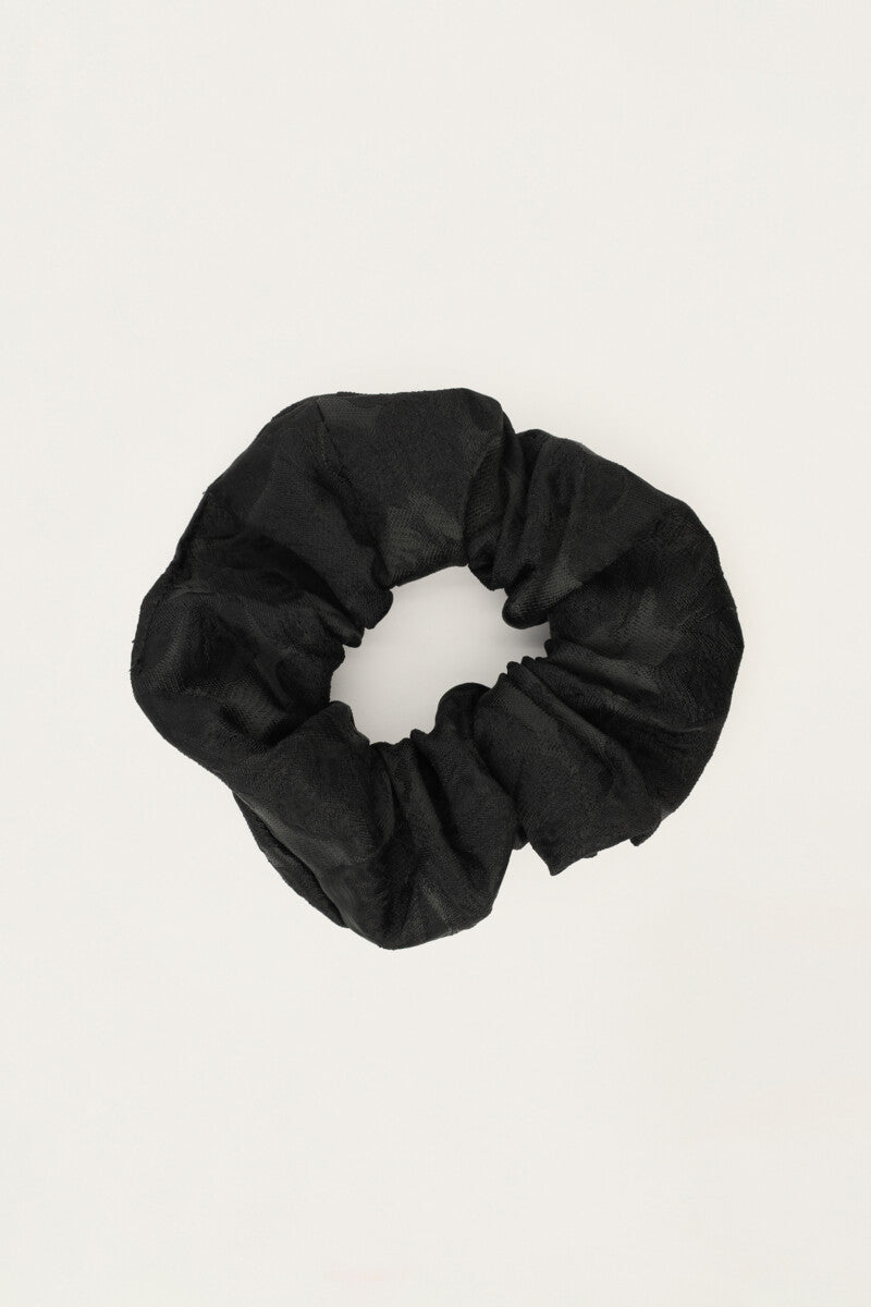 My Jewellery Scrunchie schwarz Jacquard