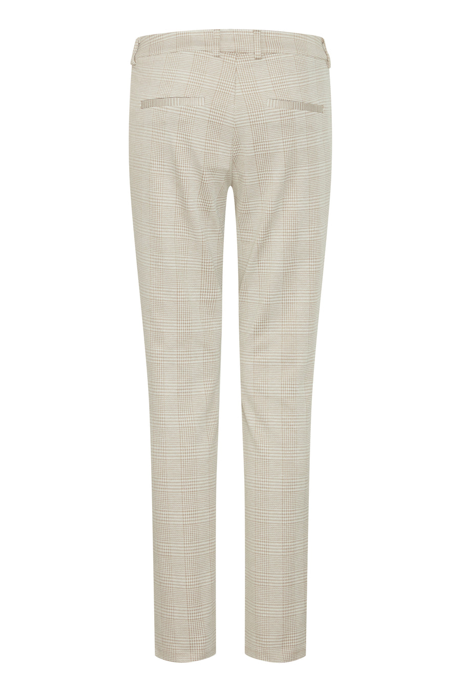 Fransa Frblenda Pants beige kariert Stoffhose