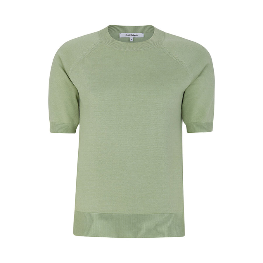 Soft Rebels SRMarla 2/4 Boxy Knit, quiet green