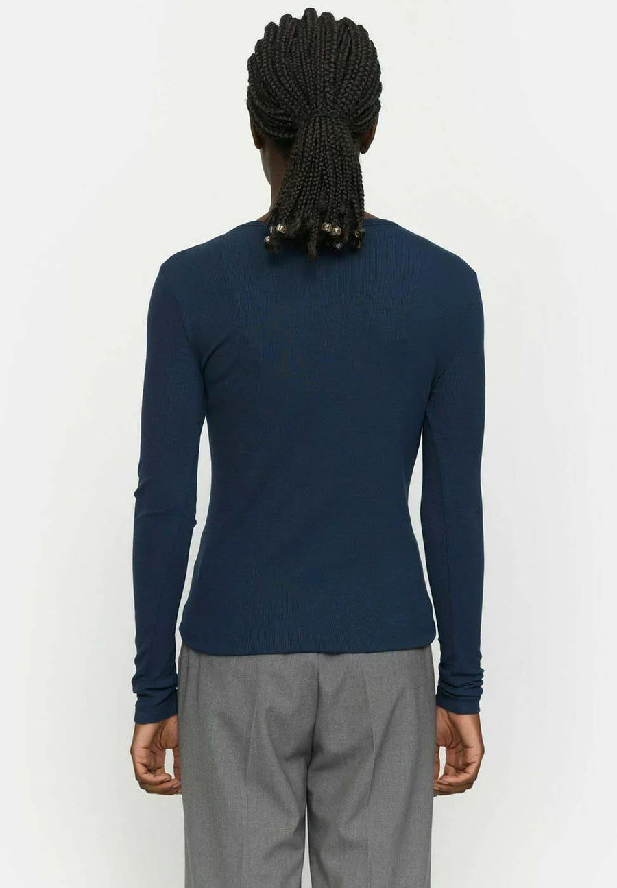 Soft Rebels Srfenja O-Neck Langarmshirt total eclipse