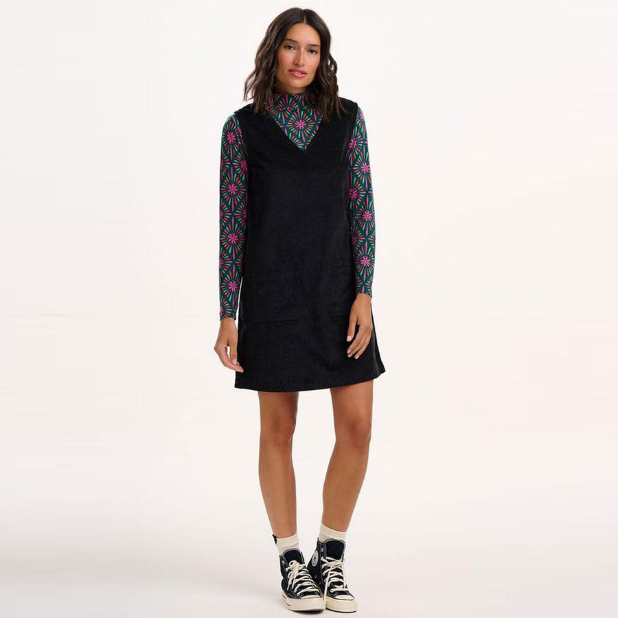 Sugarhill Kacy Tunic Dress, Cordkleid, black