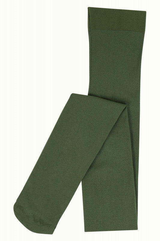 King Louie Strumpfhose Solid Thyme Green