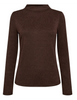 Nümph Nuconny Blouse Langarmshirt, black coffee