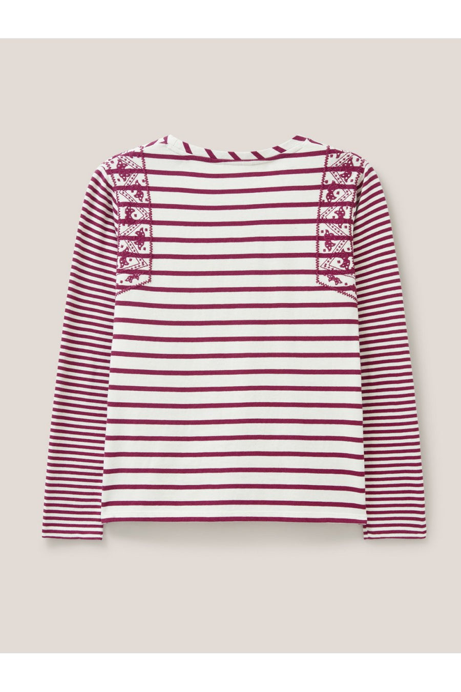 White Stuff Whisper Interlock Shirt pink mlt