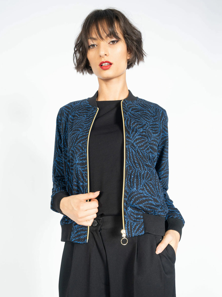 Mademoiselle Yeye Best Friends Blousonjacke blue black Autumnly