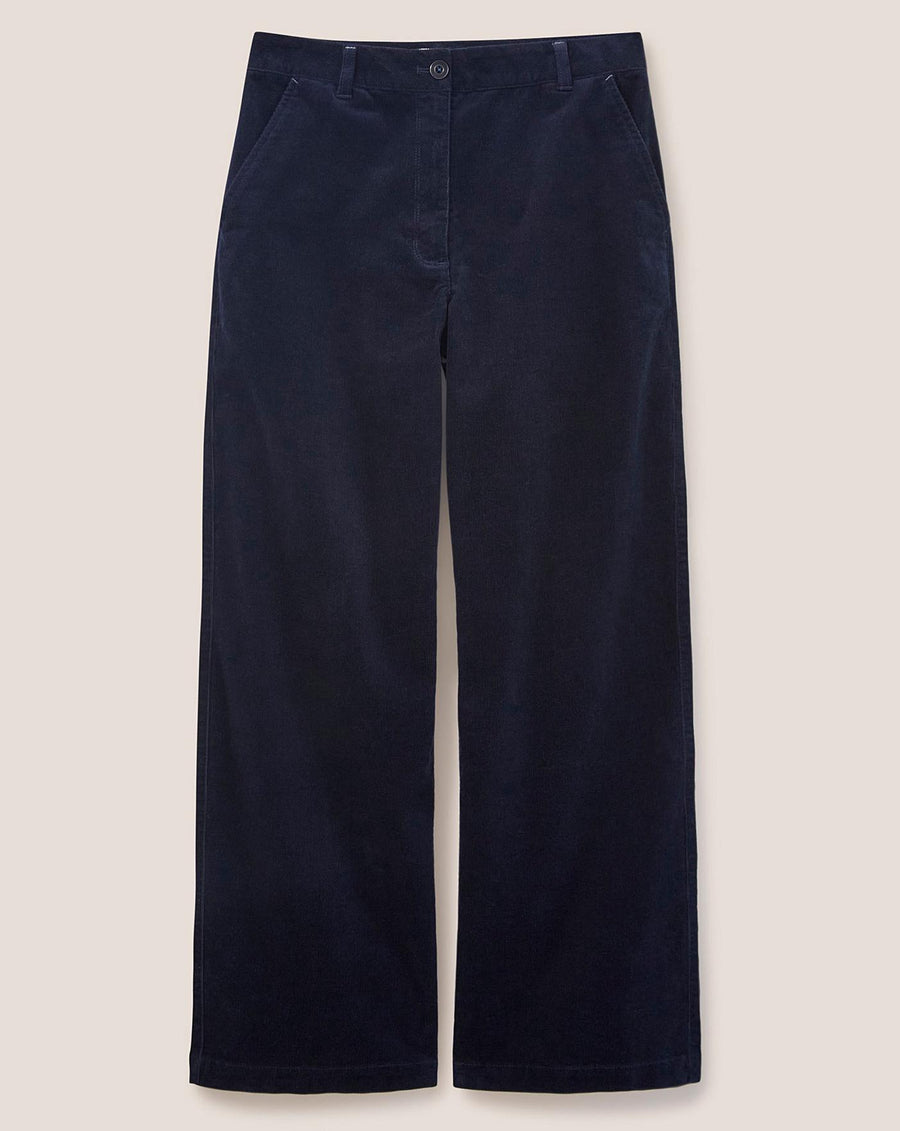 White Stuff Cordhose Belle Cord Wide Leg Trouser dark navy