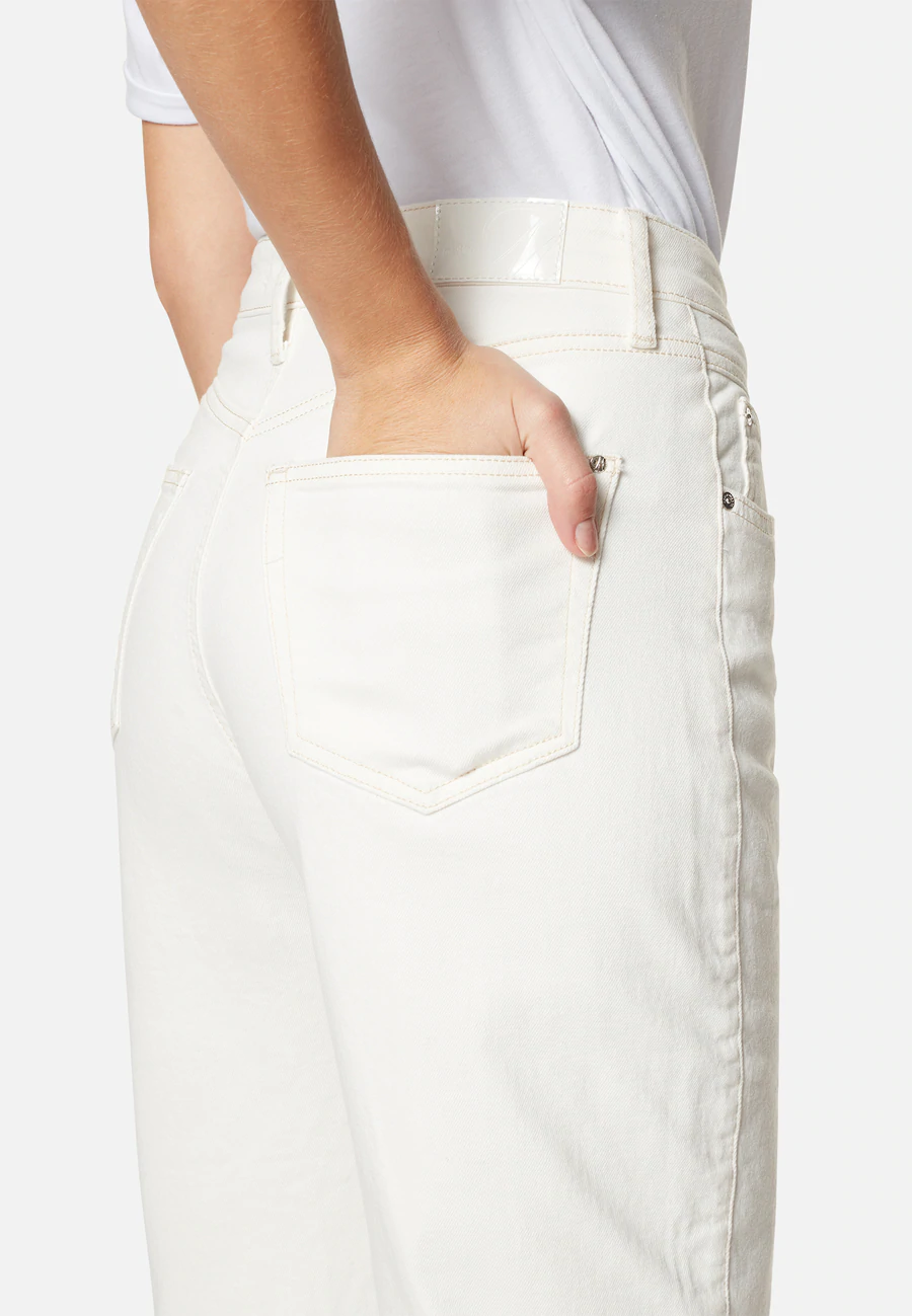 Mavi Lola Mom-Jeans, off-white
