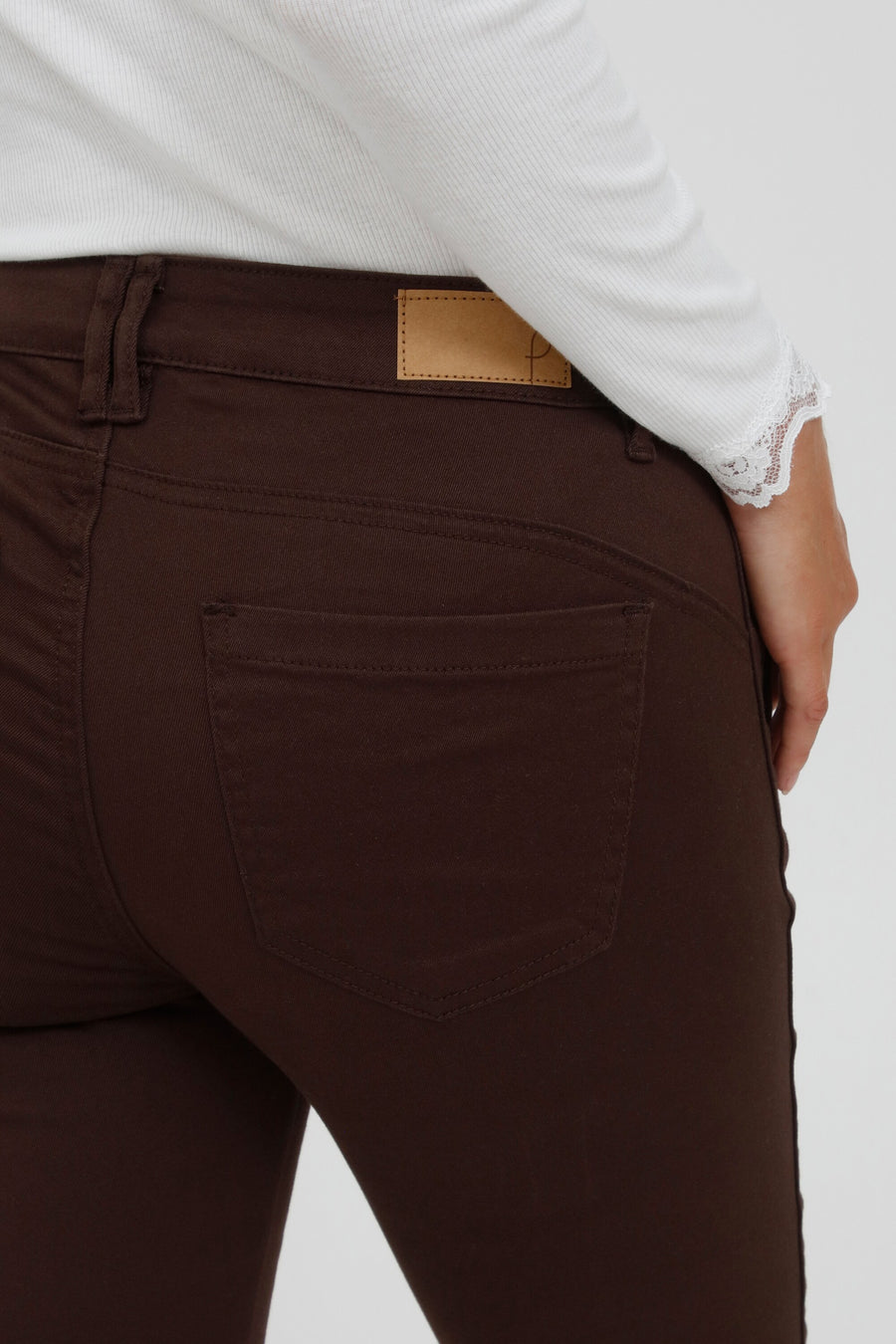 Fransa Casual Hose Frlomax, Coffee Bean, braun