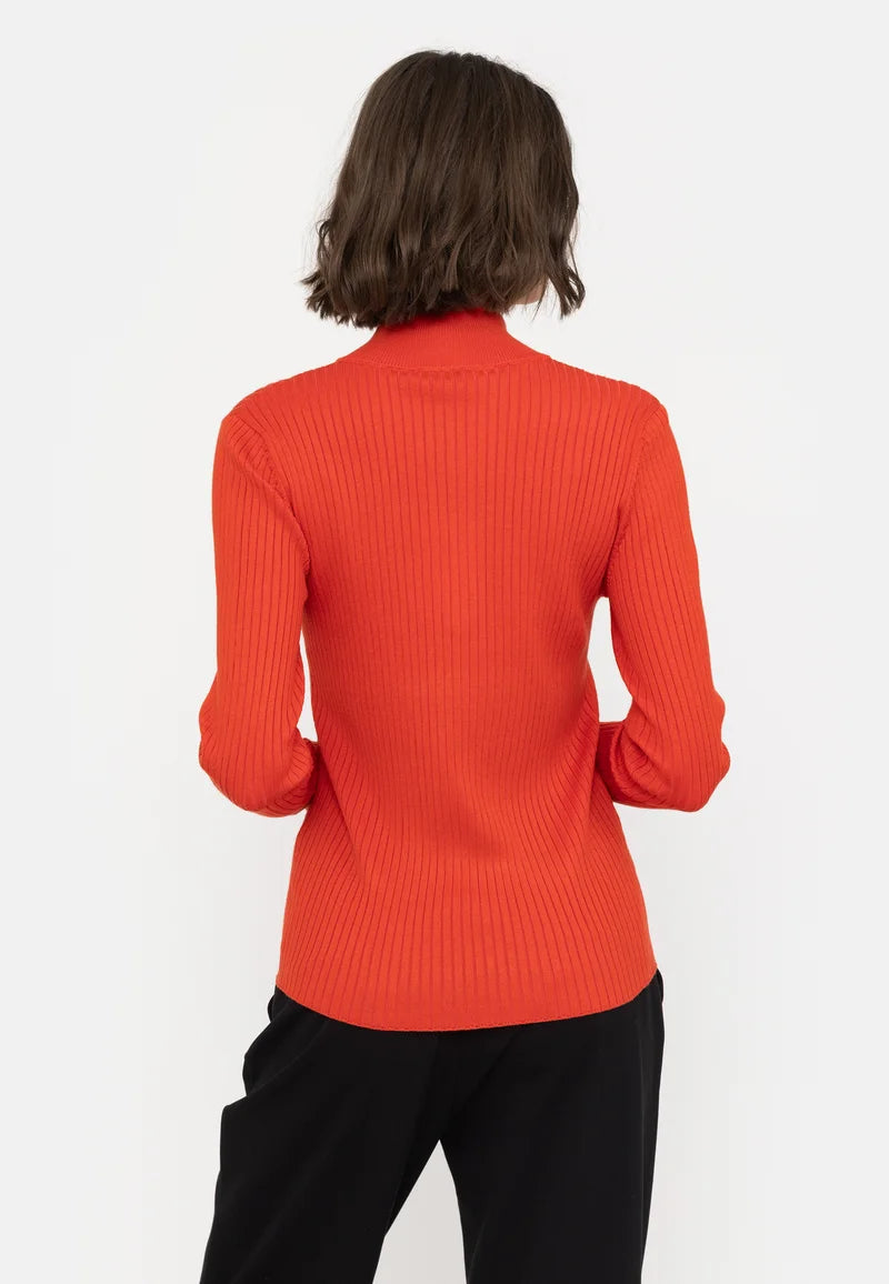 Soft Rebels SRGolda Pullover fiesta orange