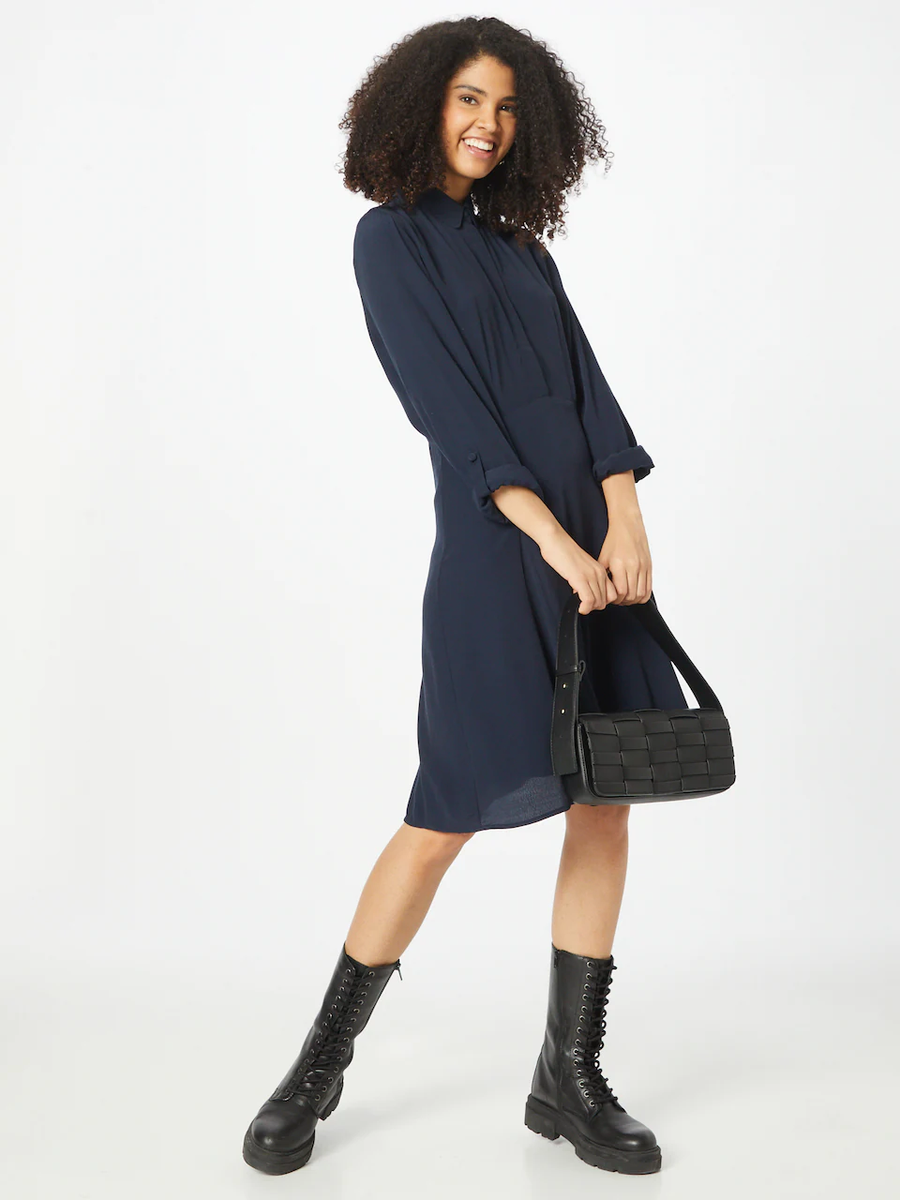 Nümph Nudelsia Kleid dunkelblau