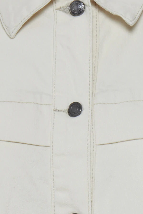 Fransa Frfotilde Jacke, Overshirt, Jeansjacke beige