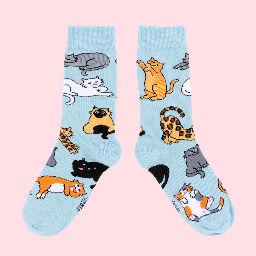 CouCou Miau Katzen-Socken - Größe 35-44