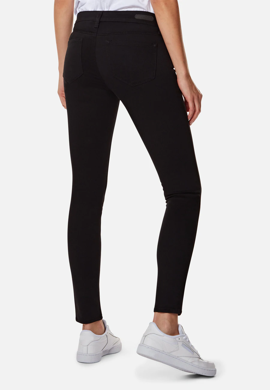 Mavi Adriana Jeans Skinny Jeans, Mid Waist, schwarz, double black str