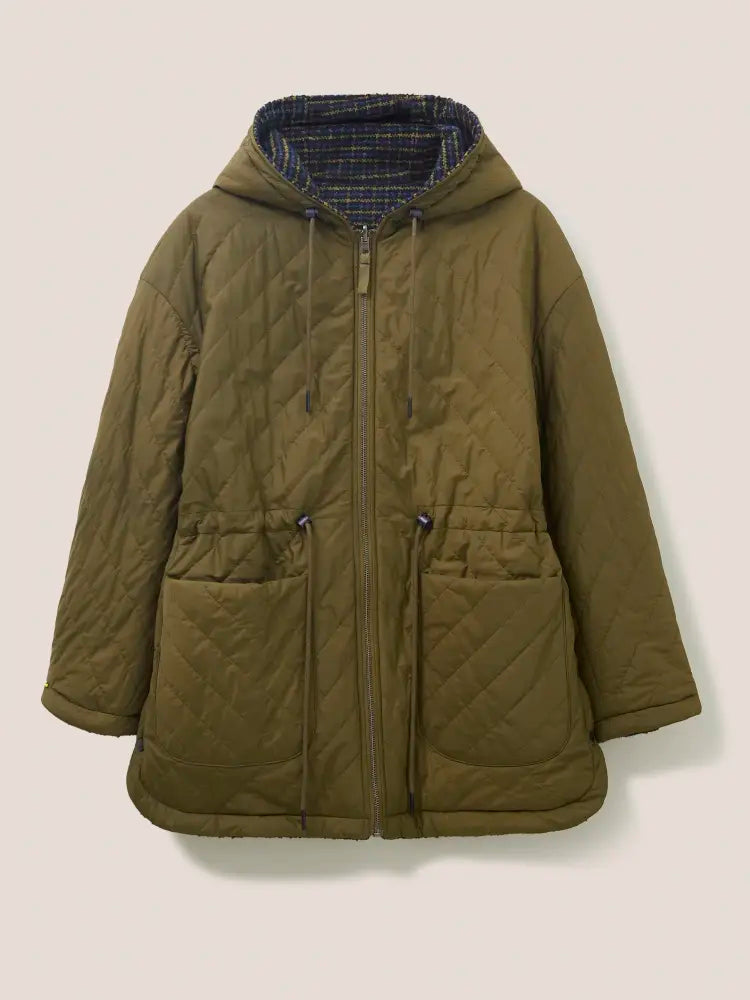 White Stuff Mariella Wendejacke grün blau