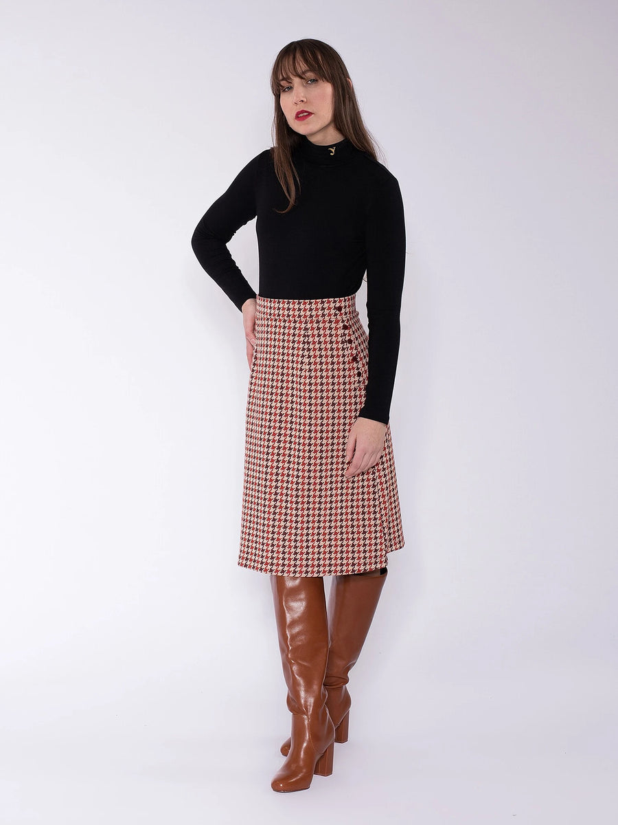 Mademoiselle YéYé In The Mood GOTS Rock, houndstooth
